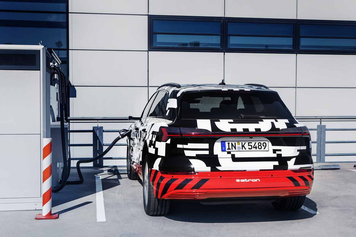 Audi e-tron Workshop Ladetechnik